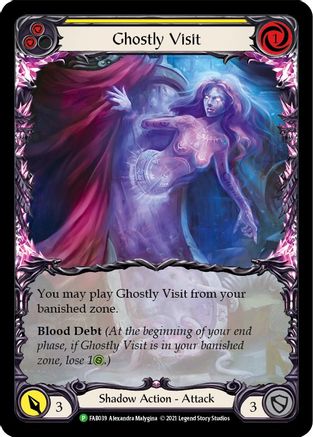 Ghostly Visit (Yellow) - FAB039 (FAB039) Rainbow Foil