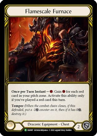 Flamescale Furnace (Golden) (FAB087) Cold Foil