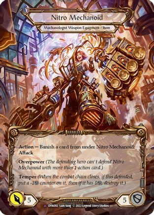 Construct Nitro Mechanoid // Nitro Mechanoid (Marvel) (DYN092) Cold Foil