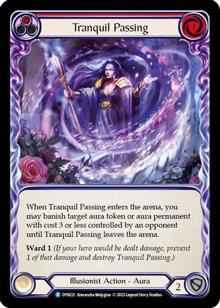 Tranquil Passing (Red) (DYN221) Rainbow Foil