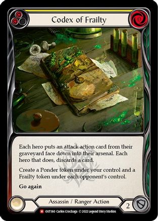Codex of Frailty (OUT160) Rainbow Foil