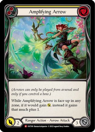 Amplifying Arrow (OUT100) Rainbow Foil