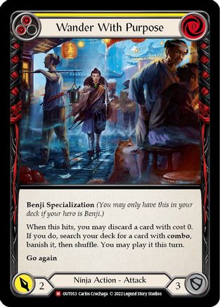Wander With Purpose (OUT053) Rainbow Foil