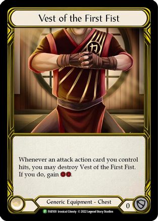 Vest of the First Fist (Golden) - FAB100 (FAB100) Cold Foil