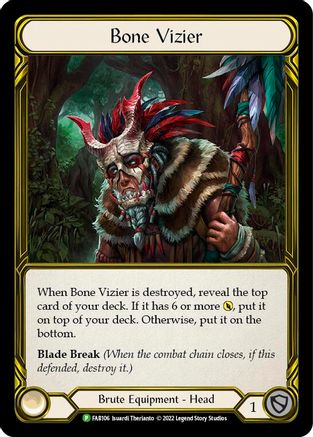 Bone Vizier (Golden) - FAB106 (FAB106) Cold Foil