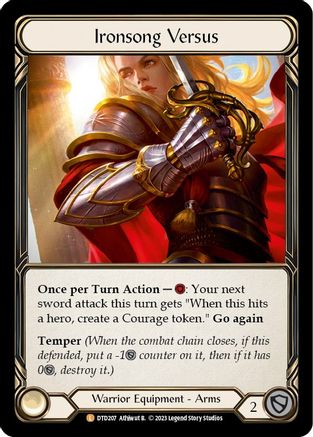 Ironsong Versus (DTD207) Rainbow Foil