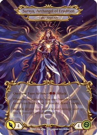 Figment of Erudition // Suraya, Archangel of Erudition (Marvel) (DTD005) Cold Foil