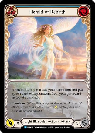 Herald of Rebirth (Blue) (DTD022)