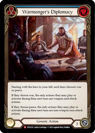 Warmonger's Diplomacy (DTD230)