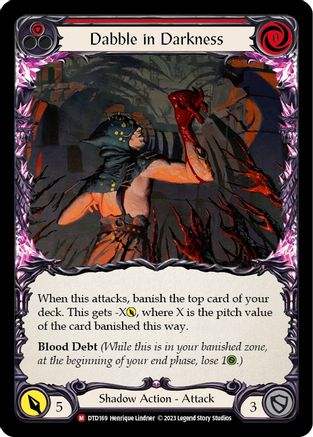 Dabble in Darkness (DTD169) Rainbow Foil