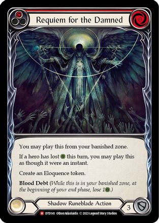Requiem for the Damned (DTD141) Rainbow Foil