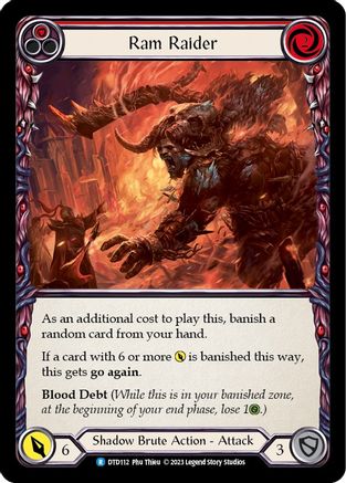 Ram Raider (Red) (DTD112) Rainbow Foil