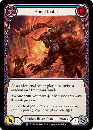 Ram Raider (Blue) (DTD114) Rainbow Foil