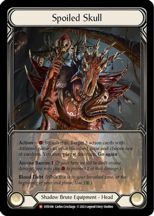 Spoiled Skull (Extended Art) (DTD106) Cold Foil