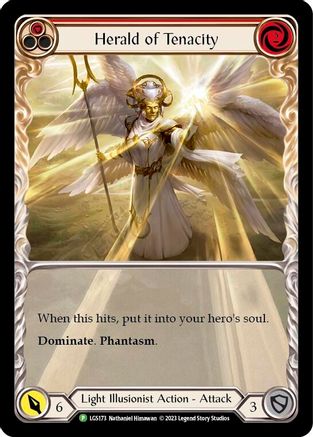 Herald of Tenacity (Red) - LGS173 (LGS173) Rainbow Foil