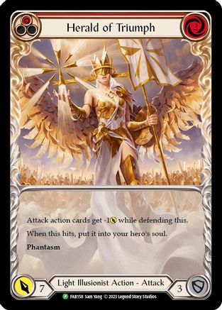 Herald of Triumph (Red) - FAB158 (FAB158) Rainbow Foil