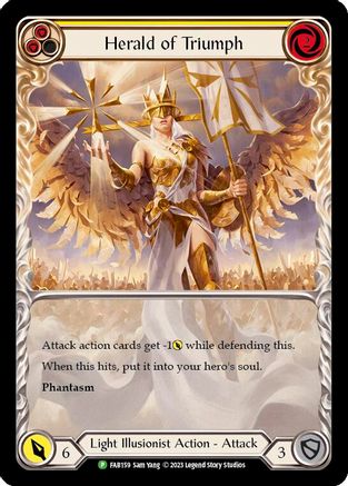 Herald of Triumph (Yellow) - FAB159 (FAB159) Rainbow Foil