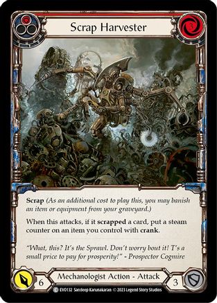 Scrap Harvester (Red) (EVO132) Rainbow Foil