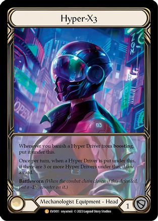 Hyper-X3 (Extended Art) (EVO011) Cold Foil