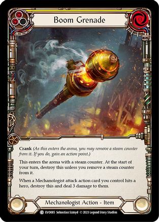 Boom Grenade (Yellow) (EVO085) Rainbow Foil