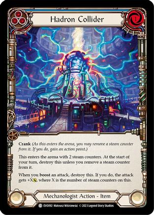 Hadron Collider (Blue) (EVO092) Rainbow Foil