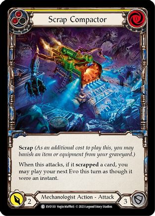 Scrap Compactor (Yellow) (EVO130) Rainbow Foil