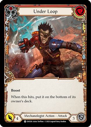 Under Loop (Red) (EVO216) Rainbow Foil