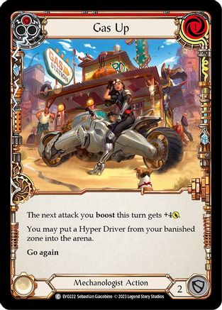 Gas Up (Red) (EVO222) Rainbow Foil