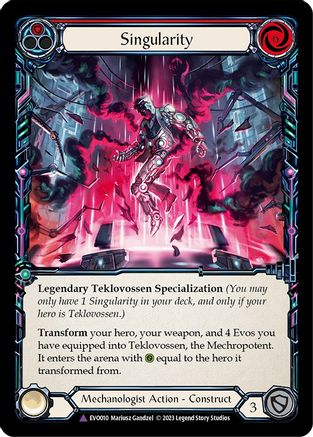 Singularity // Teklovossen, the Mechropotent (Marvel) (EVO010) Cold Foil
