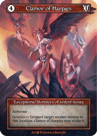Clamor of Harpies (Foil) - Beta Foil