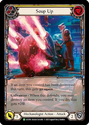 Soup Up (Yellow) - LGS196 (LGS196) Rainbow Foil