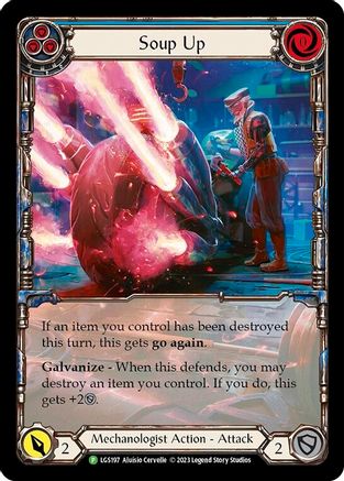 Soup Up (Blue) - LGS197 (LGS197) Rainbow Foil