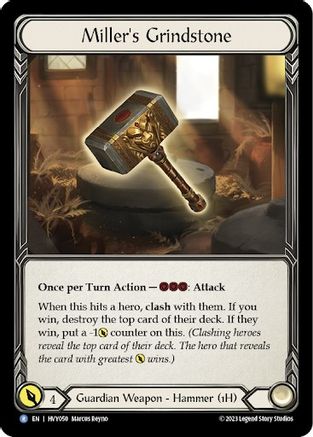 Miller's Grindstone (HVY050) Rainbow Foil