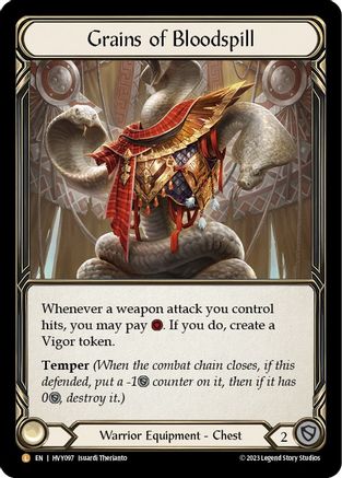 Grains of Bloodspill (HVY097) Cold Foil