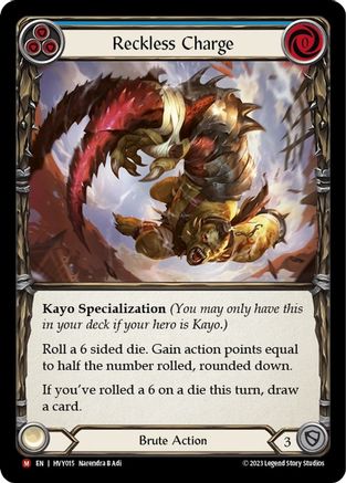 Reckless Charge (HVY015) Rainbow Foil