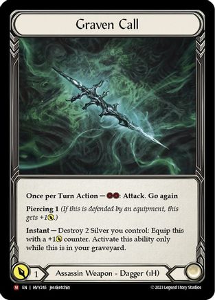 Graven Call (HVY245) Cold Foil