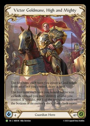 Victor Goldmane, High and Mighty - HER106 (HER106) Rainbow Foil