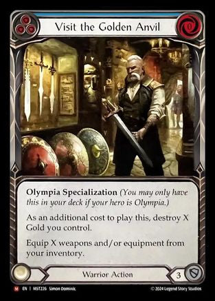 Visit the Golden Anvil (MST226) Rainbow Foil