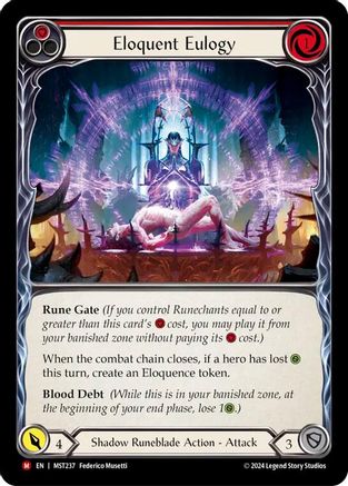 Eloquent Eulogy (MST237) Rainbow Foil