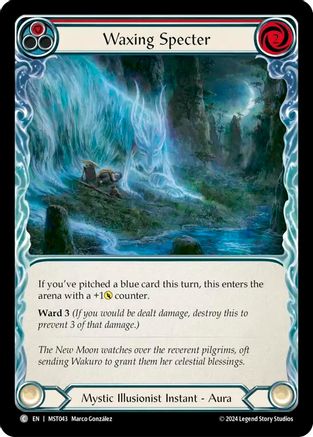 Waxing Specter (Red) (MST043) Rainbow Foil