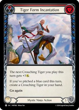 Tiger Form Incantation (Red) (MST063)