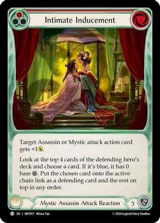 Intimate Inducement (Red) (MST017) Rainbow Foil