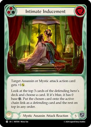 Intimate Inducement (Yellow) (MST018) Rainbow Foil