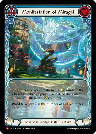 Manifestation of Miragai (Extended Art) (MST031) Rainbow Foil