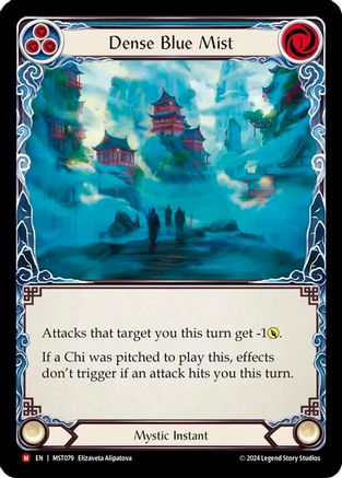 Dense Blue Mist (MST079) Rainbow Foil