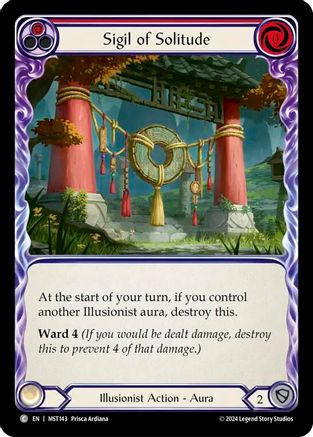 Sigil of Solitude (Red) (MST143) Rainbow Foil