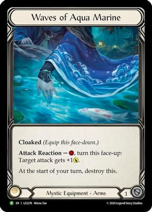 Waves of Aqua Marine - LGS276 (LGS276) Rainbow Foil