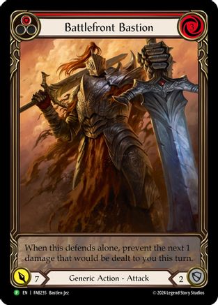 Battlefront Bastion (Red) - FAB235 (FAB235) Rainbow Foil