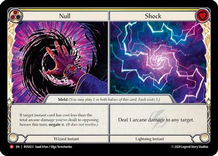 Null // Shock (ROS023) Rainbow Foil