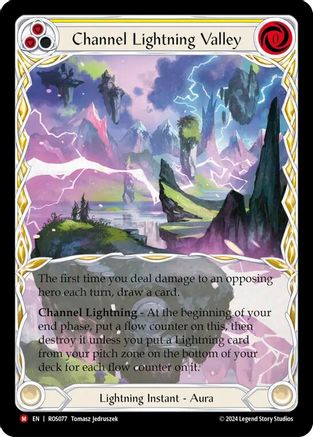 Channel Lightning Valley (ROS077) Rainbow Foil